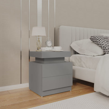 Bedside Cabinet 45X35X52 Cm Engineered Wood