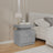 Bedside Cabinet 45X35X52 Cm Engineered Wood