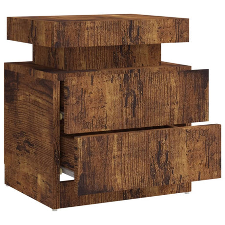 Bedside Cabinet 45X35X52 Cm Engineered Wood
