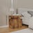 Bedside Cabinet 45X35X52 Cm Engineered Wood