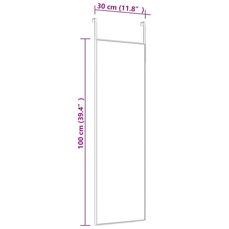 Door Mirror Glass And Aluminium