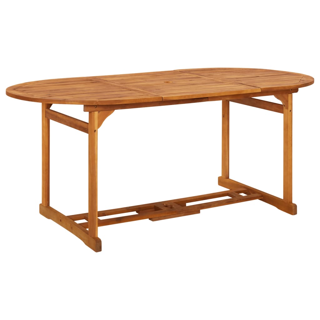 Garden Dining Table Solid Acacia Wood