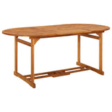 Garden Dining Table Solid Acacia Wood