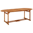 Garden Dining Table Solid Acacia Wood