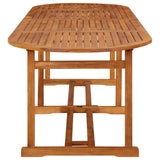 Garden Dining Table Solid Acacia Wood
