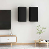Tv Cabinet 2 Pcs 30,5X30X Engineered Wood
