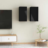 Tv Cabinet 2 Pcs 30,5X30X Engineered Wood