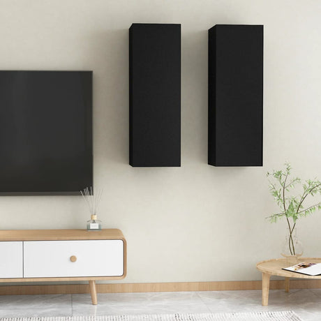 Tv Cabinet 2 Pcs 30,5X30X Engineered Wood