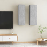 Tv Cabinet 2 Pcs 30,5X30X Engineered Wood