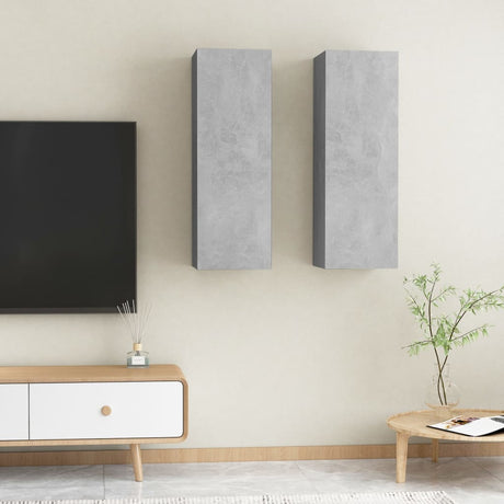 Tv Cabinet 2 Pcs 30,5X30X Engineered Wood