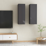 Tv Cabinet 2 Pcs 30,5X30X Engineered Wood