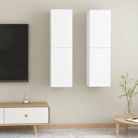 Tv Cabinet 2 Pcs 30,5X30X Engineered Wood