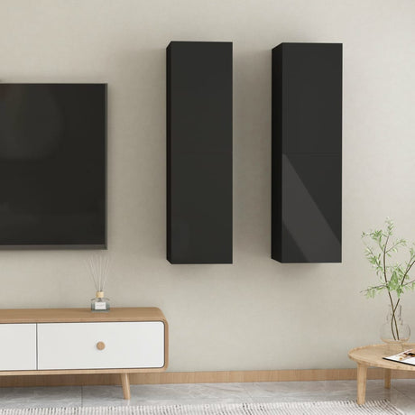 Tv Cabinet 2 Pcs 30,5X30X Engineered Wood