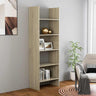 Book Cabinet 60X35X180 Cm Engineered Wood