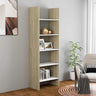 Book Cabinet 60X35X180 Cm Engineered Wood