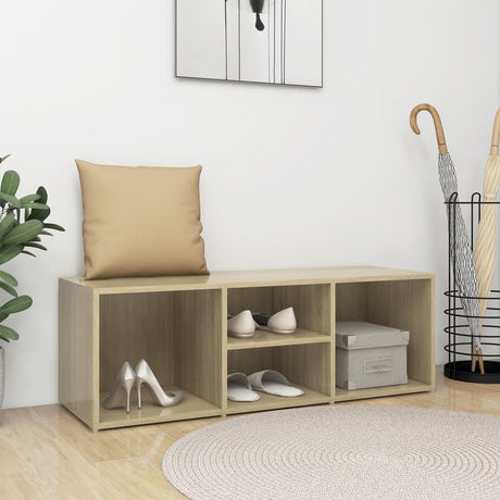 Shoe Storage Bench 105X35X35 Cm Engineered Wood