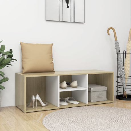 Shoe Storage Bench 105X35X35 Cm Engineered Wood