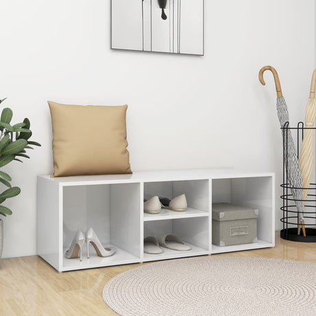 Shoe Storage Bench 105X35X35 Cm Engineered Wood