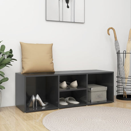Shoe Storage Bench 105X35X35 Cm Engineered Wood