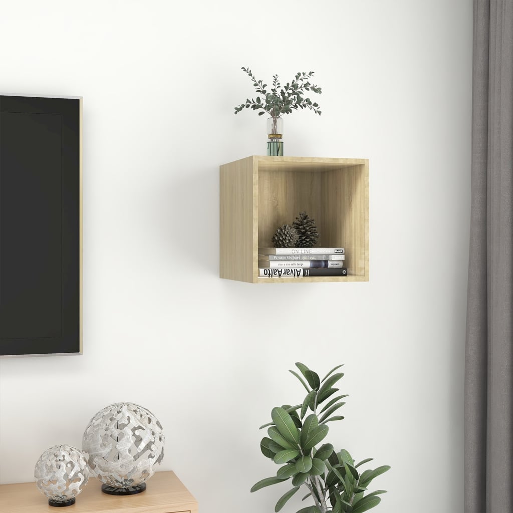 Wall Cabinet 37X37X37 Cm Engineered Wood