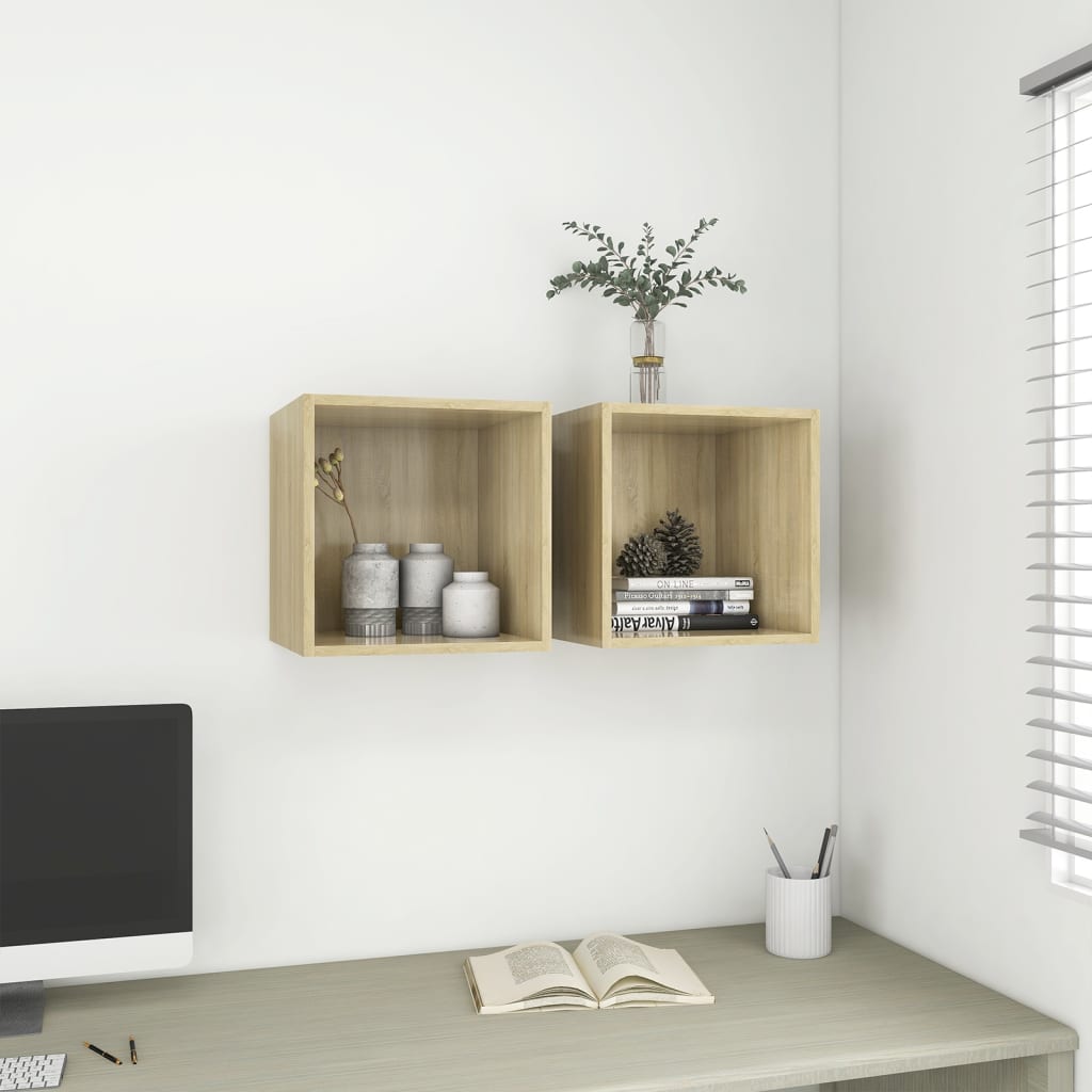 Wall Cabinet 37X37X37 Cm Engineered Wood