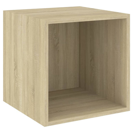 Wall Cabinets 2 Pcs 37X37X37 Cm Engineered Wood