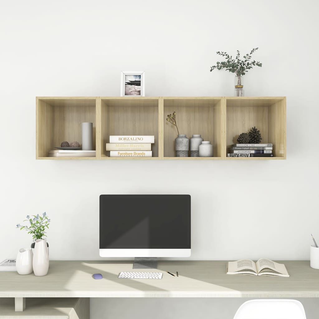 Wall Cabinet 37X37X37 Cm Engineered Wood