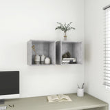 Wall Cabinet 37X37X37 Cm Engineered Wood