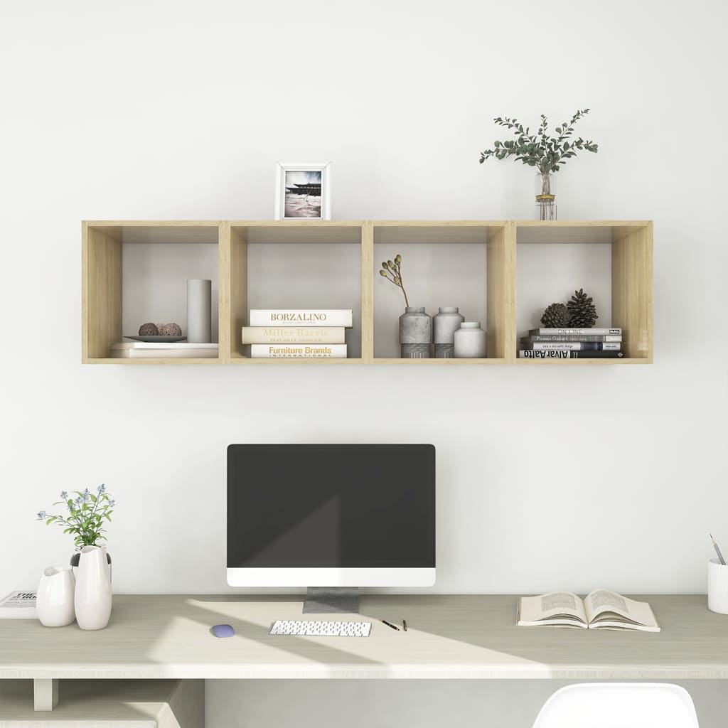 Wall Cabinet 37X37X37 Cm Engineered Wood