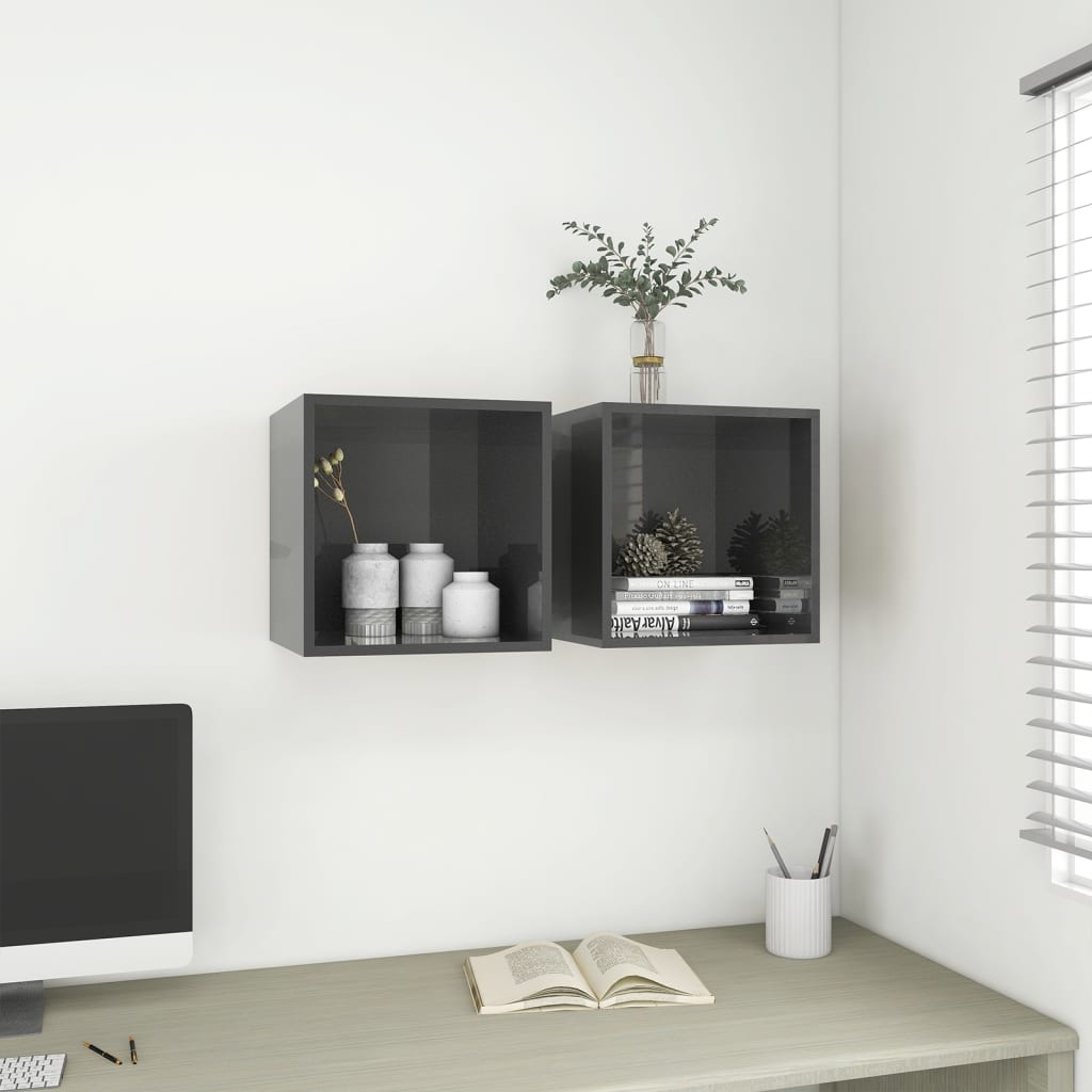 Wall Cabinet 37X37X37 Cm Engineered Wood