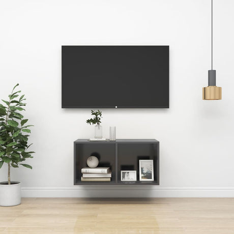 Wall-Mounted Tv Cabinet 37X37X Engineered Wood