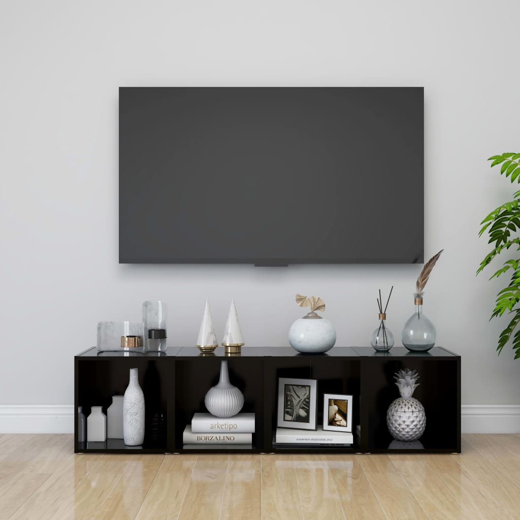 Tv Cabinet 37X35X37 Cm Engineered Wood