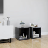 Tv Cabinet 37X35X37 Cm Engineered Wood