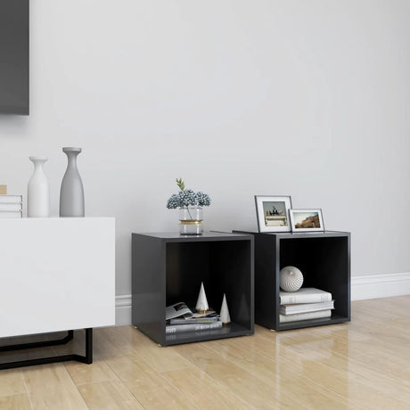 Tv Cabinet 37X35X37 Cm Engineered Wood