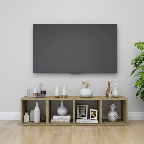 Tv Cabinet 37X35X37 Cm Engineered Wood
