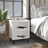 Bed Cabinet With Metal Legs 40X30X50 Cm