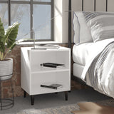 Bed Cabinet With Metal Legs 40X30X50 Cm