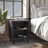 Bed Cabinet With Metal Legs 40X30X50 Cm