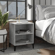 Bed Cabinet With Metal Legs 40X30X50 Cm