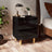 Bed Cabinet With Solid Pinewood Legs 40X35X50 Cm
