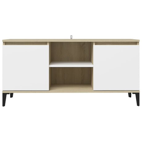 Tv Cabinet With Metal Legs 103.5X35X50 Cm