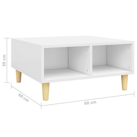 Coffee Table 60X60X30 Cm Engineered Wood