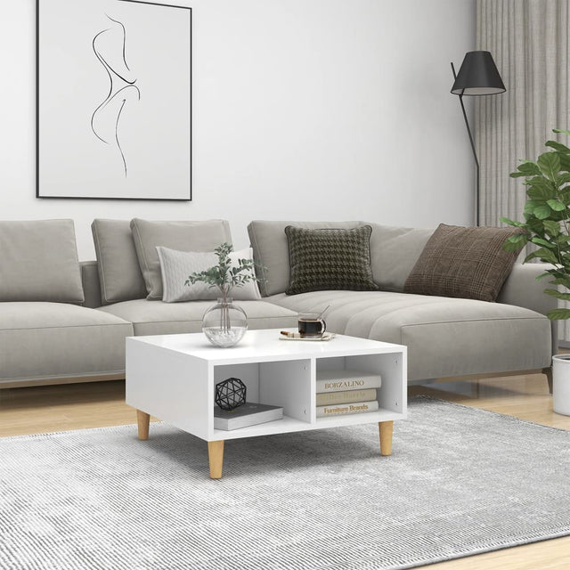 Coffee Table 60X60X30 Cm Engineered Wood