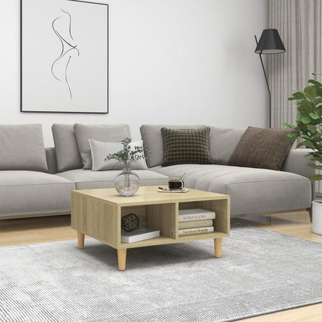 Coffee Table 60X60X30 Cm Engineered Wood