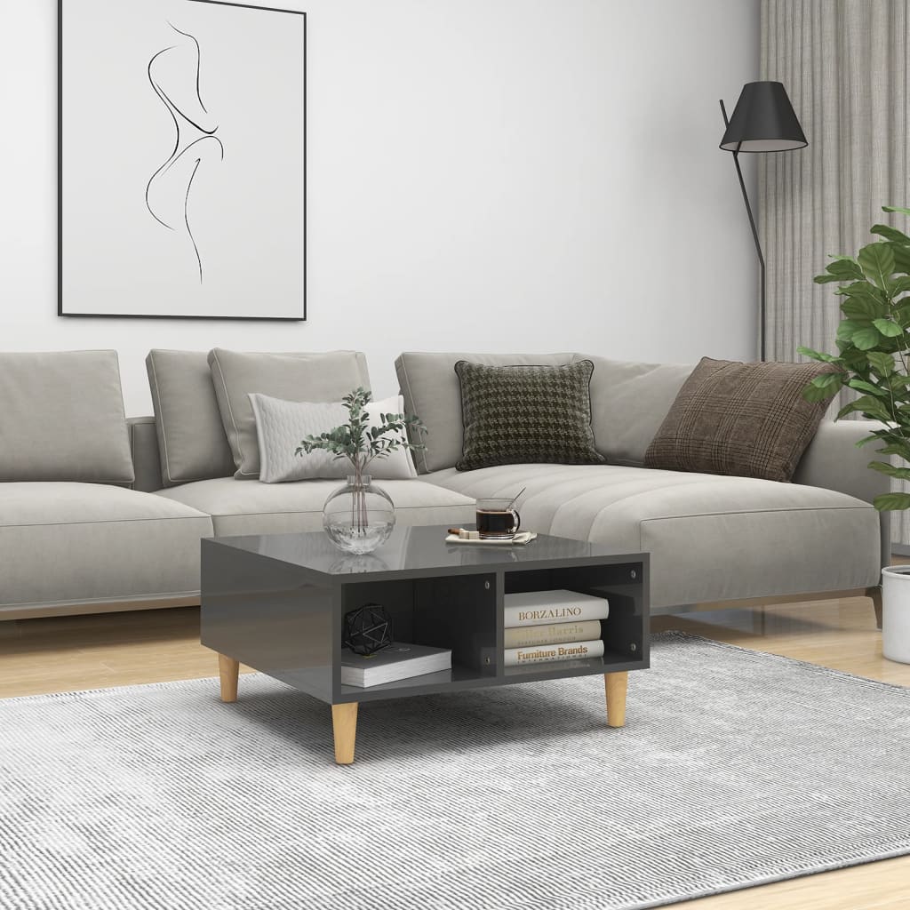 Coffee Table 60X60X30 Cm Engineered Wood