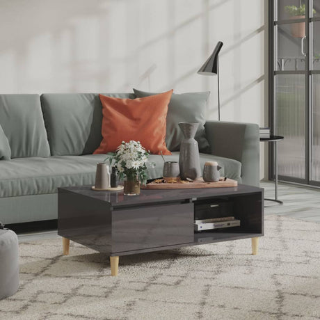 Coffee Table 90X60X35 Cm Engineered Wood