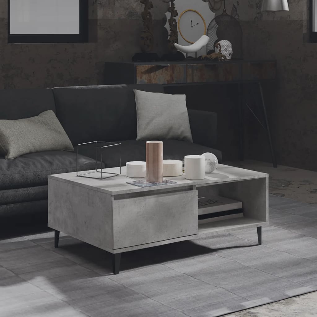 Coffee Table 90X60X35 Cm Engineered Wood