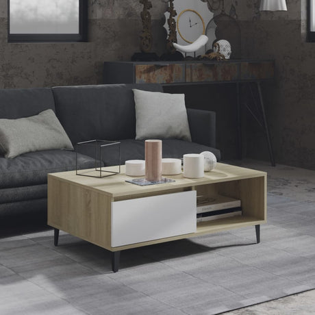 Coffee Table 90X60X35 Cm Engineered Wood