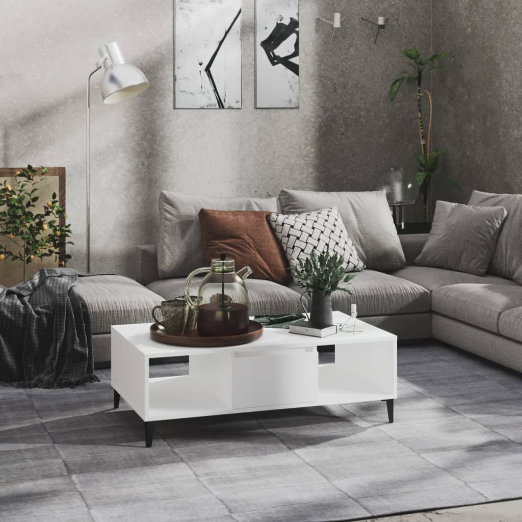 Coffee Table 103.5X60X35 Cm Engineered Wood
