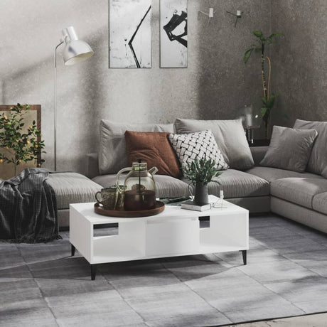 Coffee Table 103.5X60X35 Cm Engineered Wood